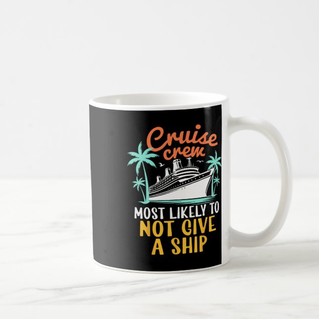 Kreuzfahrtbesatzung wird einer Schiffsfamilie wahr Kaffeetasse (Rechts)
