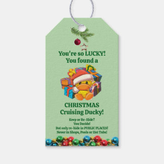 Kreuzfahrten Duck Tags Weihnachten Geschenkanhänger