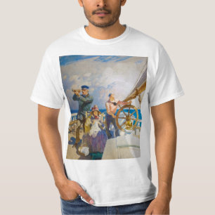 Kreuzfahrten von Newell Convers Wyeth T-Shirt
