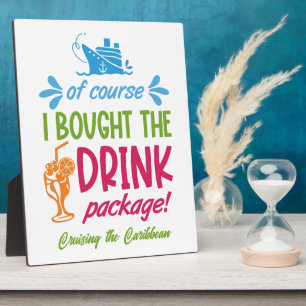 Kreuzfahrtgetränke nach Kundenwunsch Fotoplatte