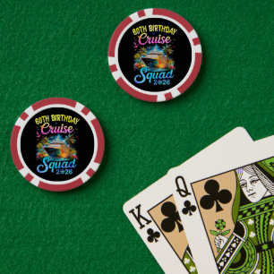 Kreuzfahrtgruppe zum 60. Geburtstag 2026 Kreuzfahr Pokerchips
