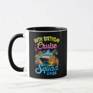 Kreuzfahrtgruppe zum 60. Geburtstag 2026 Kreuzfahr Tasse