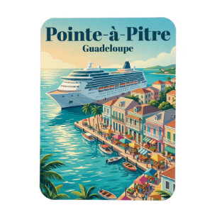 Kreuzfahrthafen Pointe-à-Pitre Guadeloupe Magnet