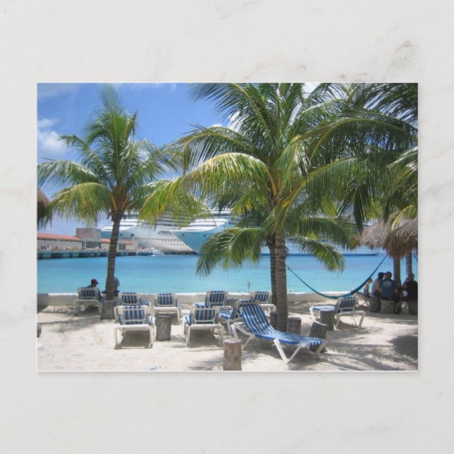 Kreuzfahrtkarte Postkarte (Vorderseite)