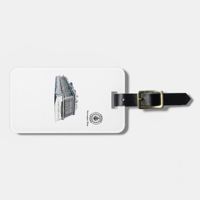 Kreuzfahrtliebhaber Norwegische Gepäckmarke Gepäckanhänger (Vorderseite horizontal)