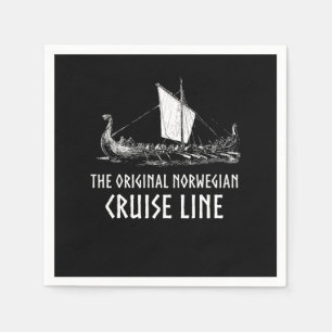 Kreuzfahrtlinie Odin und Valhalla Serviette
