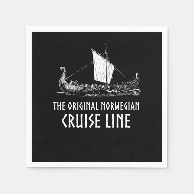 Kreuzfahrtlinie Odin und Valhalla Serviette (Vorderseite)