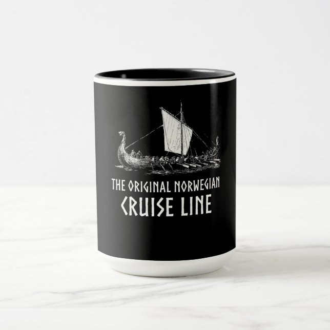 Kreuzfahrtlinie Odin und Valhalla Tasse (Zentrum)