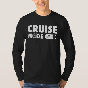 Kreuzfahrtmodus auf Kreuzfahrtschiff Familienurlau T-Shirt