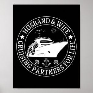 Kreuzfahrtpartner für Ehefrau und Unterricht Poster