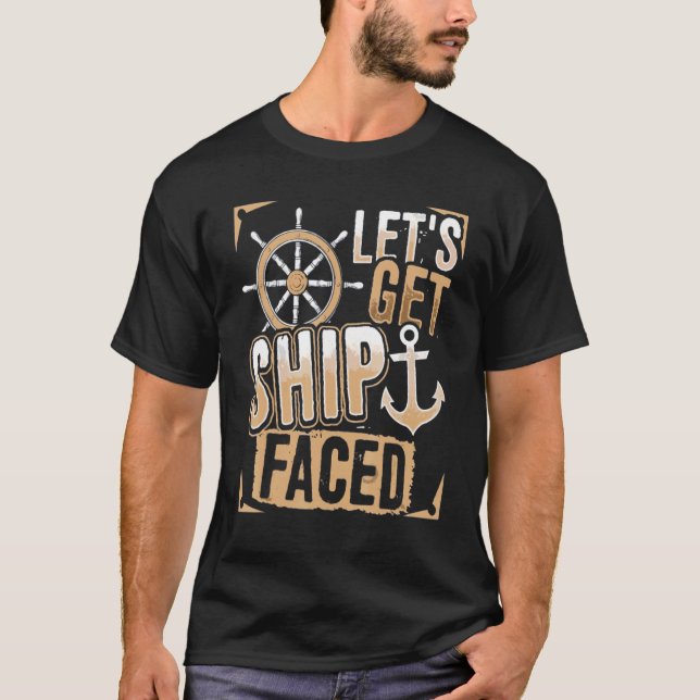 Kreuzfahrtpartner - Schiff vor Ort T-Shirt (Vorderseite)