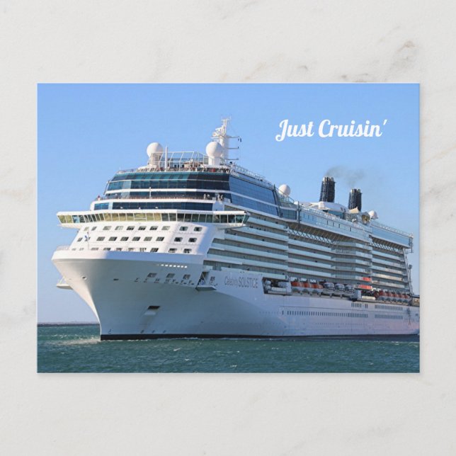 Kreuzfahrtschiff 8: Just Cruisin' Postkarte (Vorderseite)