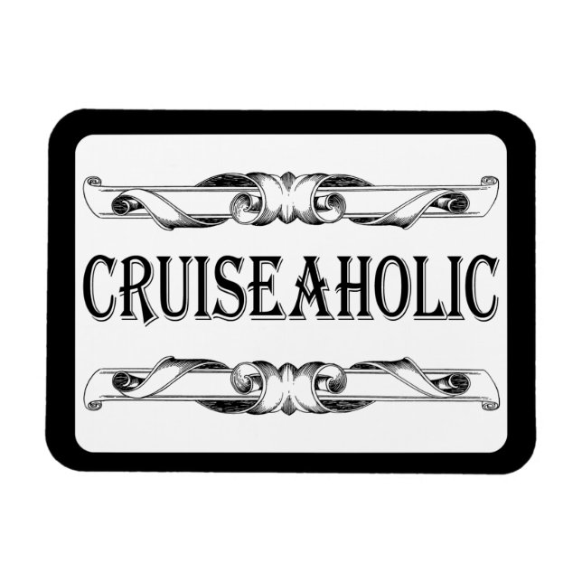 Kreuzfahrtschiff Addict Stateroom Kabine Türschild Magnet (Horizontal)