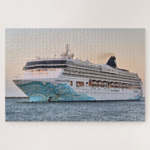 Kreuzfahrtschiff am späten Nachmittag Puzzle