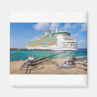 Kreuzfahrtschiff an der Küste der Insel Bonaire.J Magnet