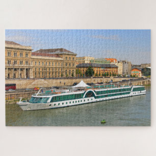 Kreuzfahrtschiff auf der Donau, Budapest, Ungarn Puzzle