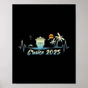 Kreuzfahrtschiff Bekleidung Urlaub Kreuzfahrt 2025 Poster