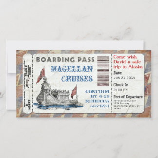 Kreuzfahrtschiff Boarding Pass
