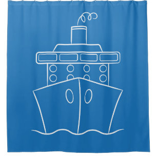 Kreuzfahrtschiff Duschvorhang