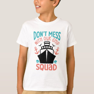 Kreuzfahrtschiff Familienurlaub T-Shirt