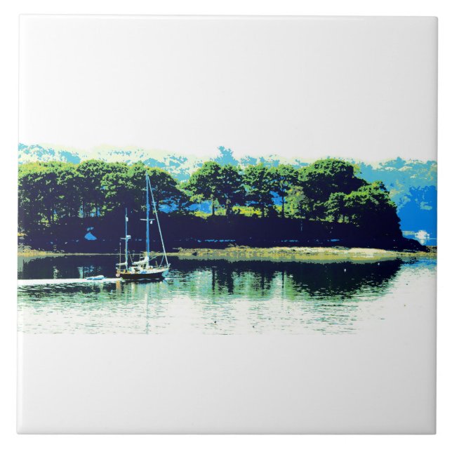 Kreuzfahrtschiff Fliese (Vorderseite)