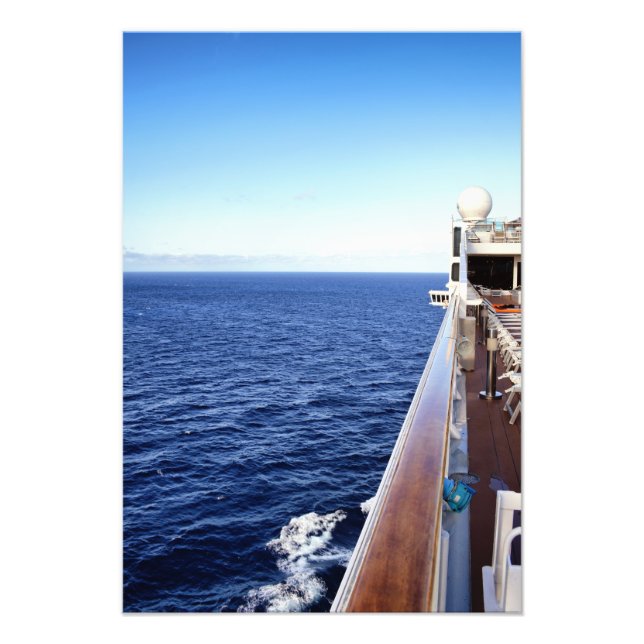 Kreuzfahrtschiff Fotodruck (Vorne)