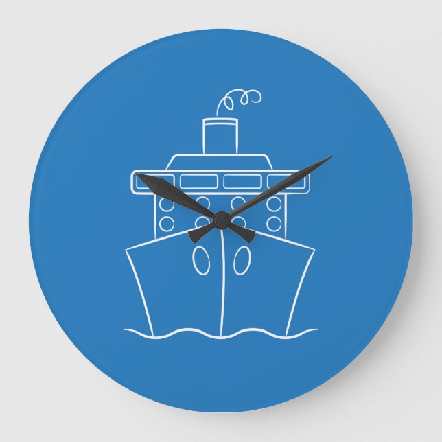 Kreuzfahrtschiff Große Wanduhr (Vorderseite)