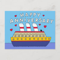 Kreuzfahrtschiff Hochzeit Jahrestag Gratulation