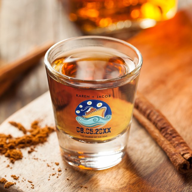 Kreuzfahrtschiff Hochzeit Schnapsglas (Von Creator hochgeladen)