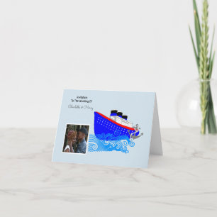 Kreuzfahrtschiff Hochzeitziel Einladung
