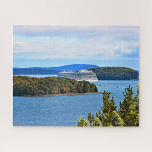 Kreuzfahrtschiff im Bar Harbour Jigsaw Puzzle