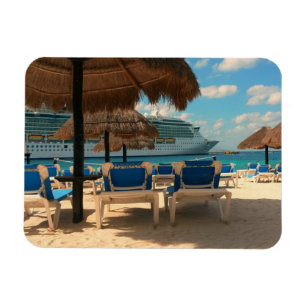 Kreuzfahrtschiff in der Karibik Magnet