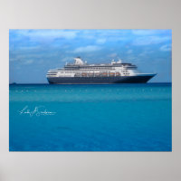 Kreuzfahrtschiff in der Karibik