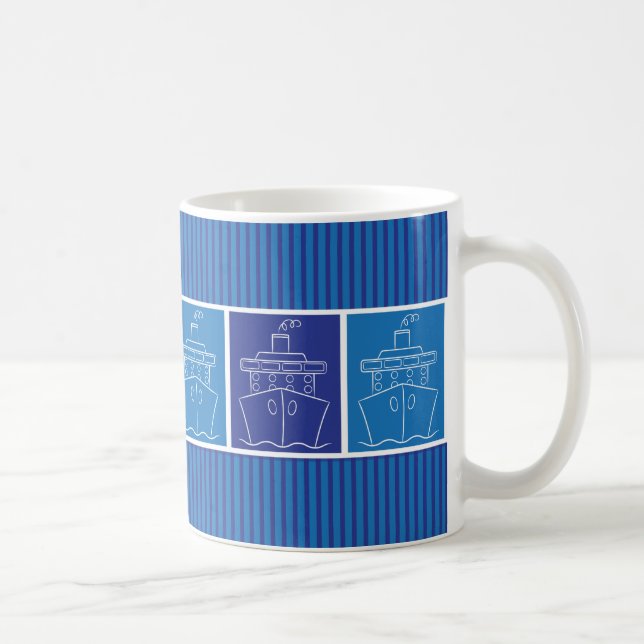 Kreuzfahrtschiff Kaffeetasse (Rechts)