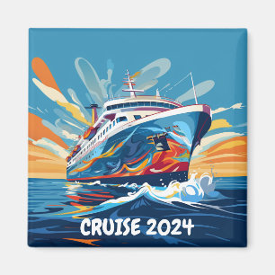 Kreuzfahrtschiff Magnet Personalisiert