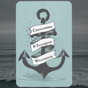 Kreuzfahrtschiff Nautical Monogram Stateroom Door Magnet