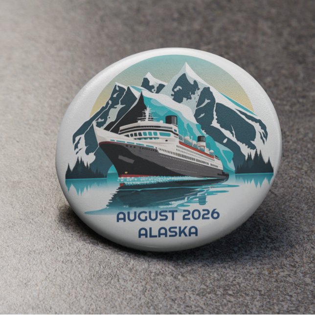 Kreuzfahrtschiff Ozean Alaska Berg Button (Von Creator hochgeladen)