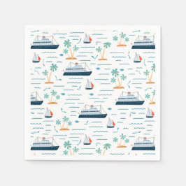 Kreuzfahrtschiff-Papier-Servietten, Urlaub Reise P Serviette