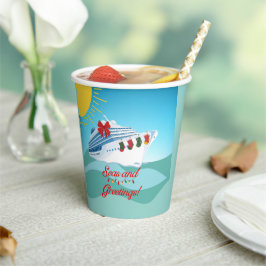 Kreuzfahrtschiff Pappbecher