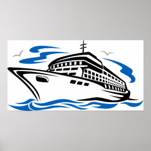 Kreuzfahrtschiff Poster