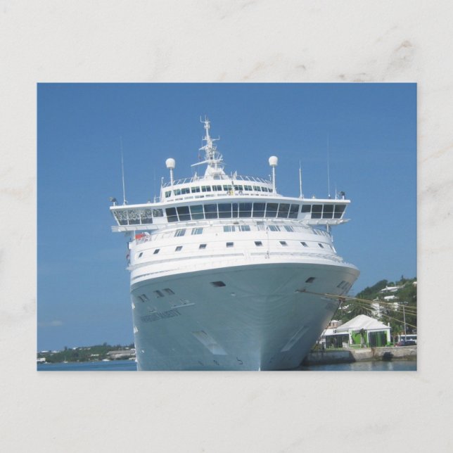 Kreuzfahrtschiff Postkarte (Vorderseite)