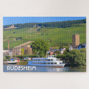 Kreuzfahrtschiff, Rudesheim, Deutschland Puzzle