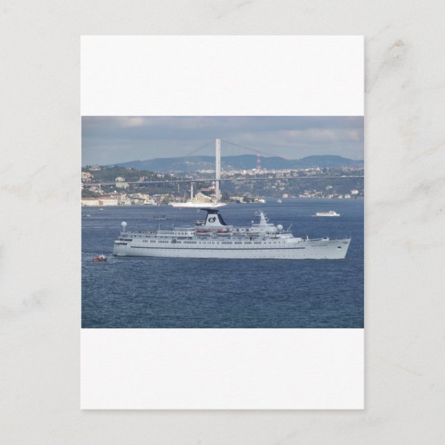 Kreuzfahrtschiff Seefahrer Postkarte (Vorderseite)
