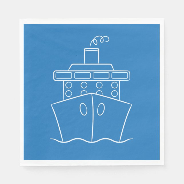 Kreuzfahrtschiff Serviette (Vorderseite)