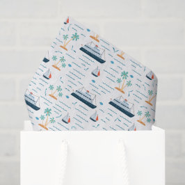 Kreuzfahrtschiff-Tissue-Papier, Urlaubs-Decoupage Seidenpapier
