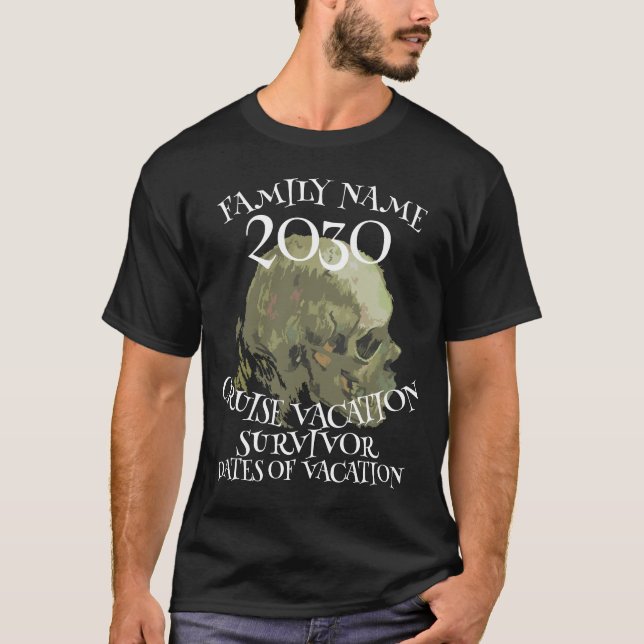 Kreuzfahrtschiff Urlaub 2030 Schiffswrack Survivor T-Shirt (Vorderseite)