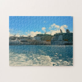 Kreuzfahrtschiffe in St. Martin/St. Maarten Puzzle