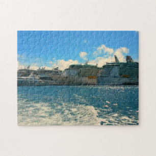 Kreuzfahrtschiffe in St. Martin/St. Maarten Puzzle