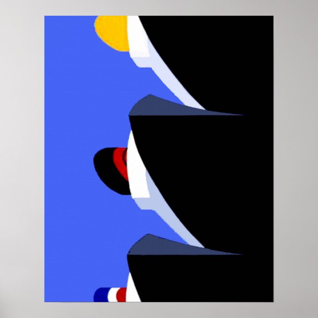 Kreuzfahrtschiffe Vintage Poster Ocean Liner (Vorne)