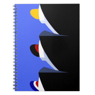 Kreuzfahrtschiffe Vintage Poster Ocean Liner Notizblock